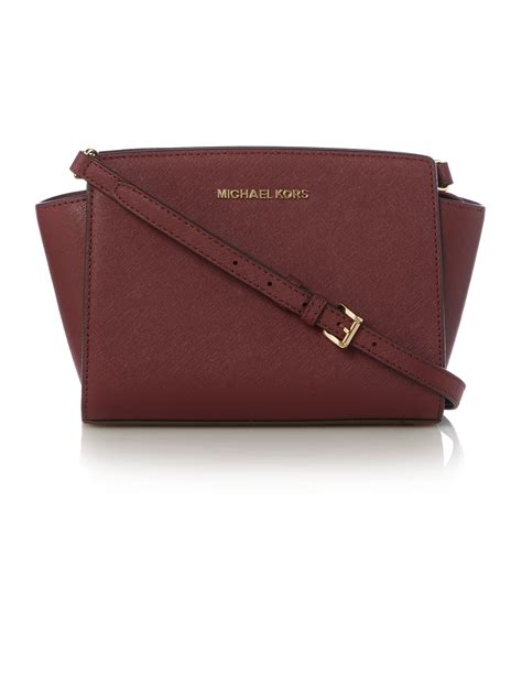 michael kors travel crossbody bag|Michael Kors burgundy crossbody bag.